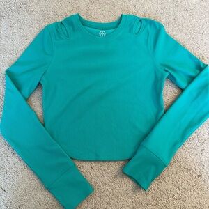 Move Theology Teal Long Sleeve Top M